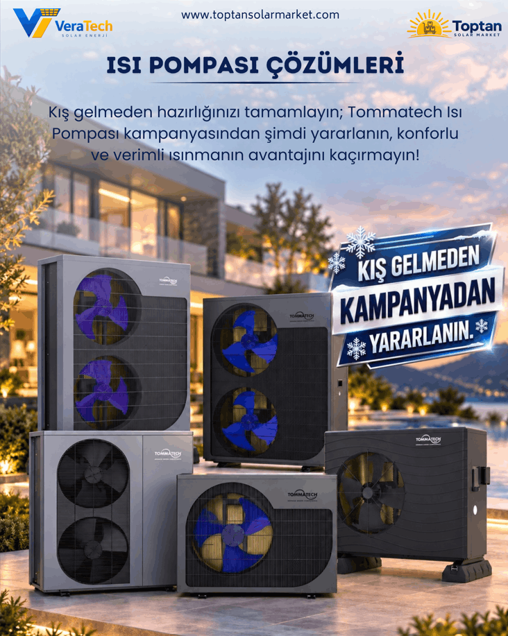 Bursa Isı Pompası Fiyatları 2026 | TommaTech, Olefini, Lexron Modelleri