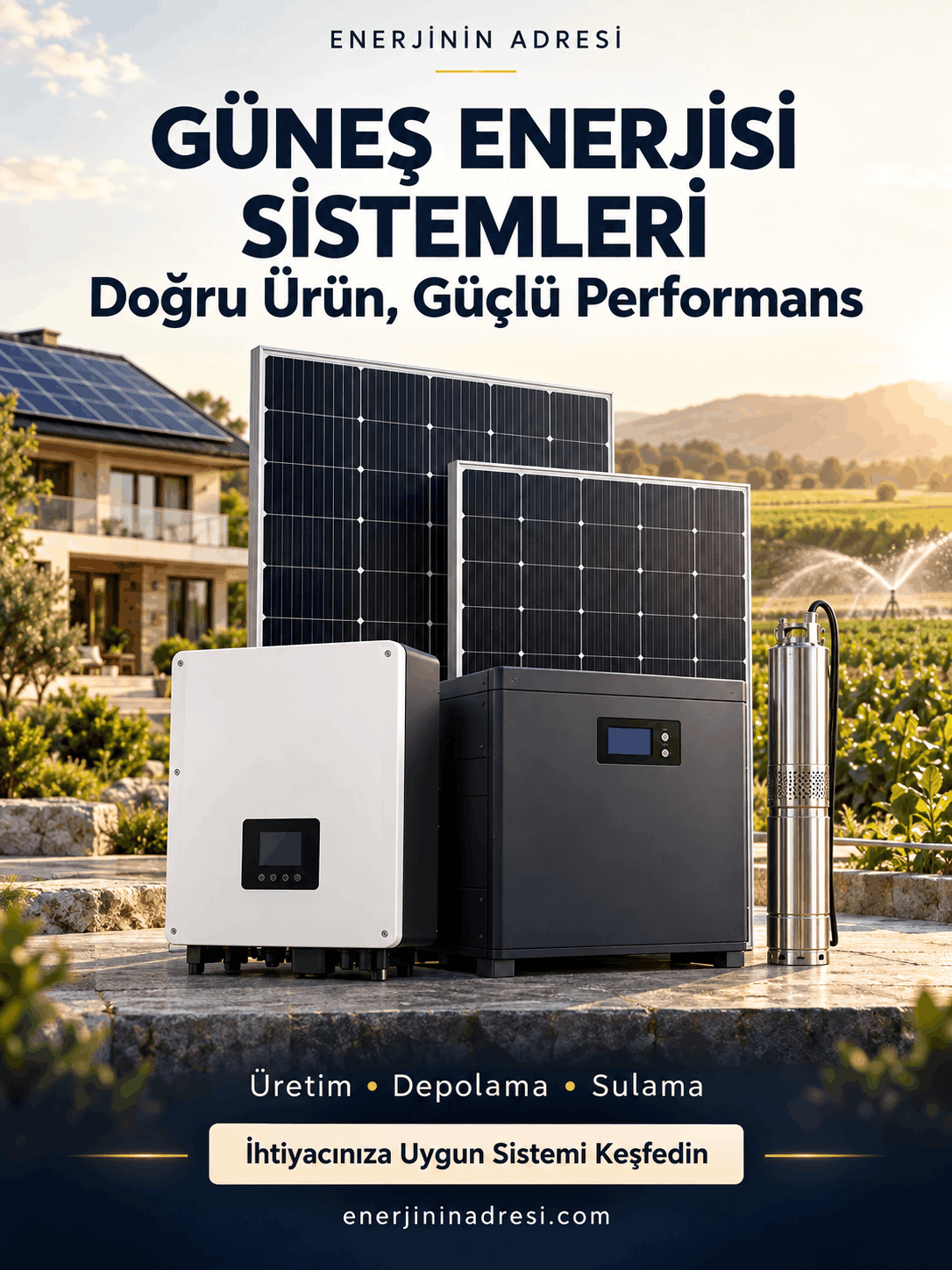 Güneş Enerjisi Sistemleri: Doğru Ürün, Güçlü Performans | SOLERON & PANTEC