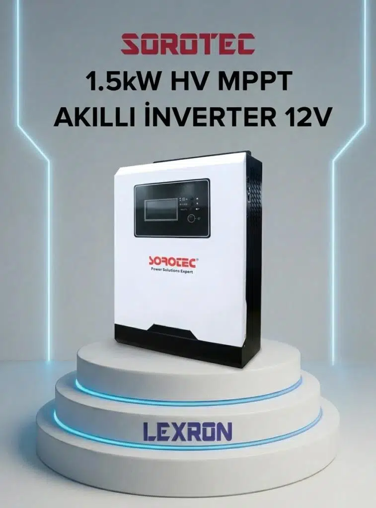 SOROTEC 1.5KW HV MPPT AKILLI İNVERTER 12V