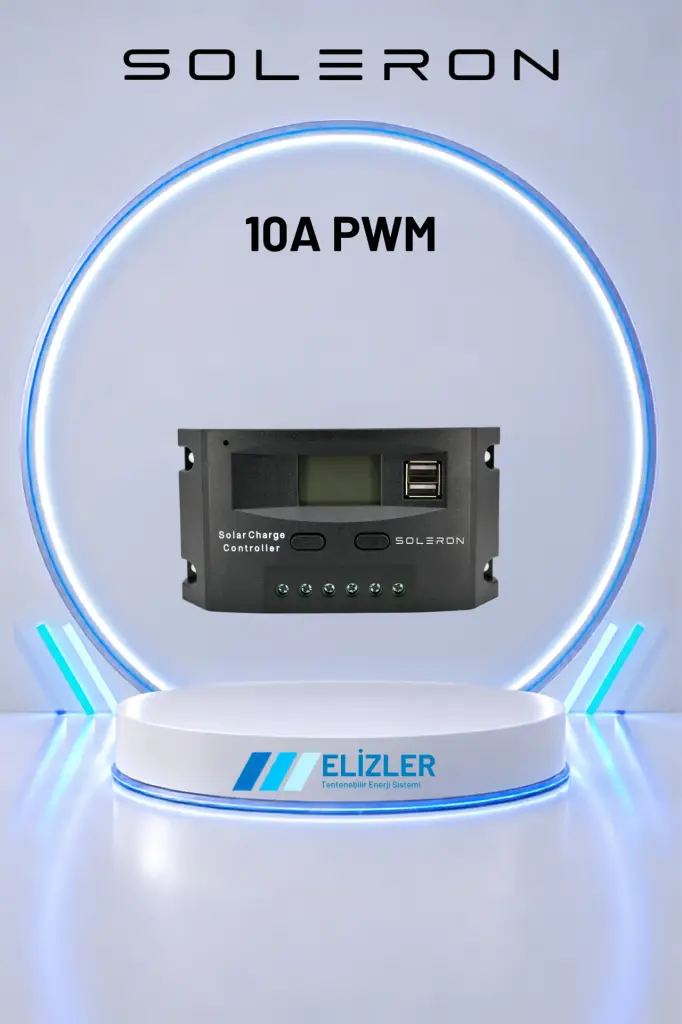 10A PWM ŞARJ KONTROL CİHAZI 12/24V