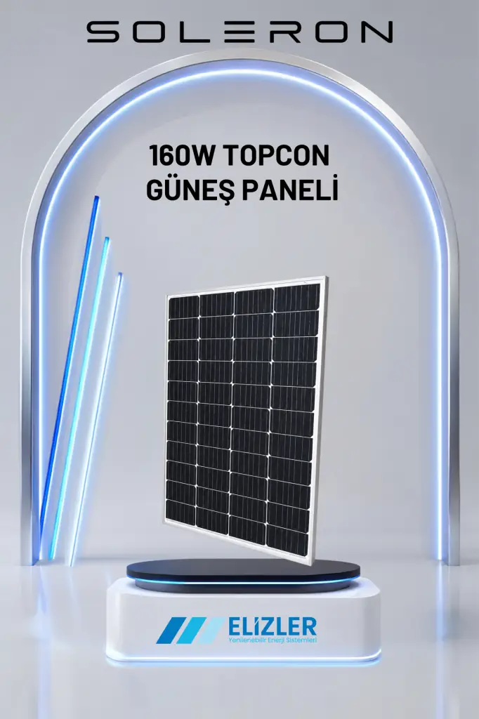 160W TOPCON GÜNEŞ PANELİ