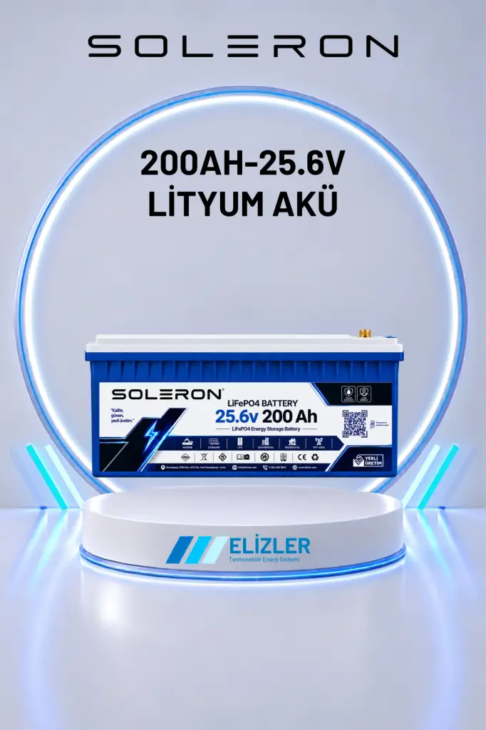 200AH-25.6V LİTYUM AKÜ