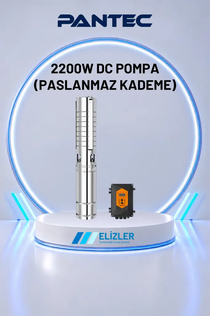 2200W DC POMPA (PASLANMAZ KADEME)