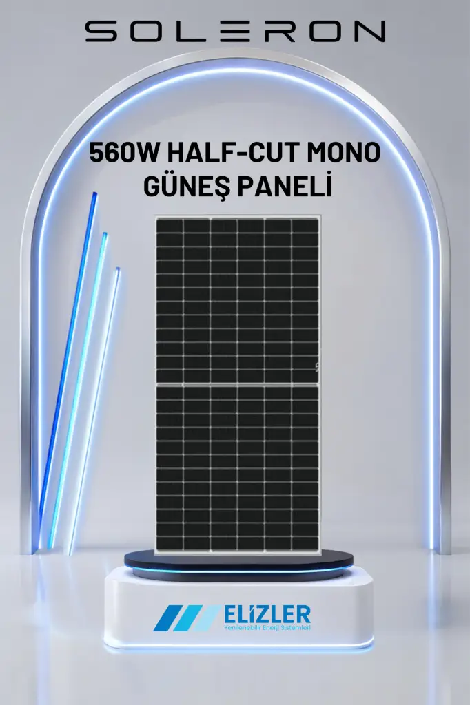 560W HALF-CUT MONO GÜNEŞ PANELİ