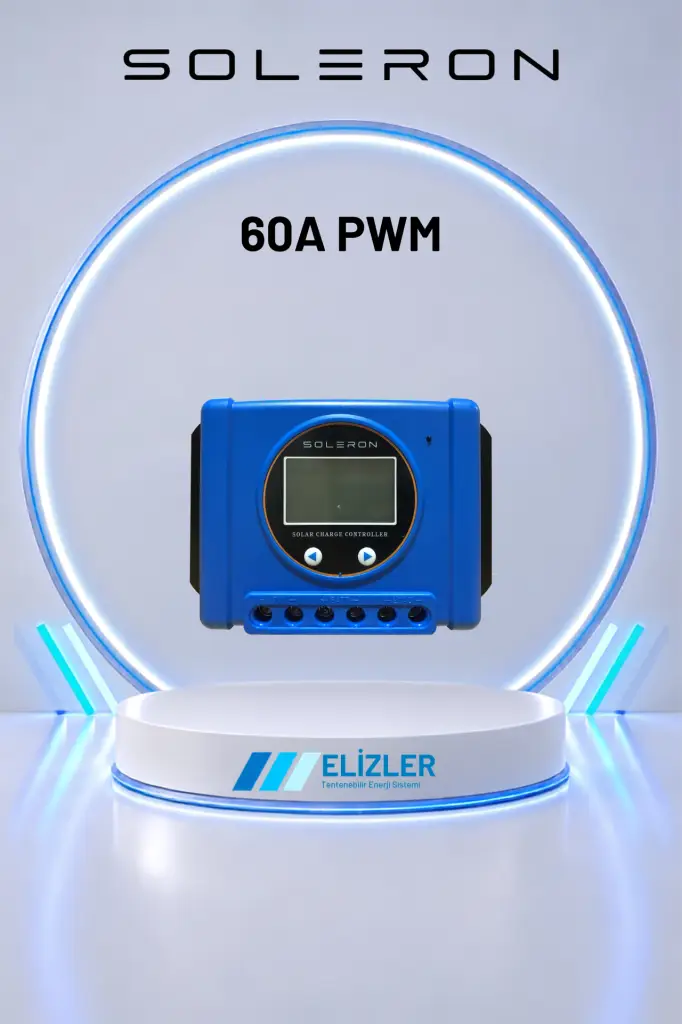 60A PWM ŞARJ KONTROL CİHAZI 12/24/48V