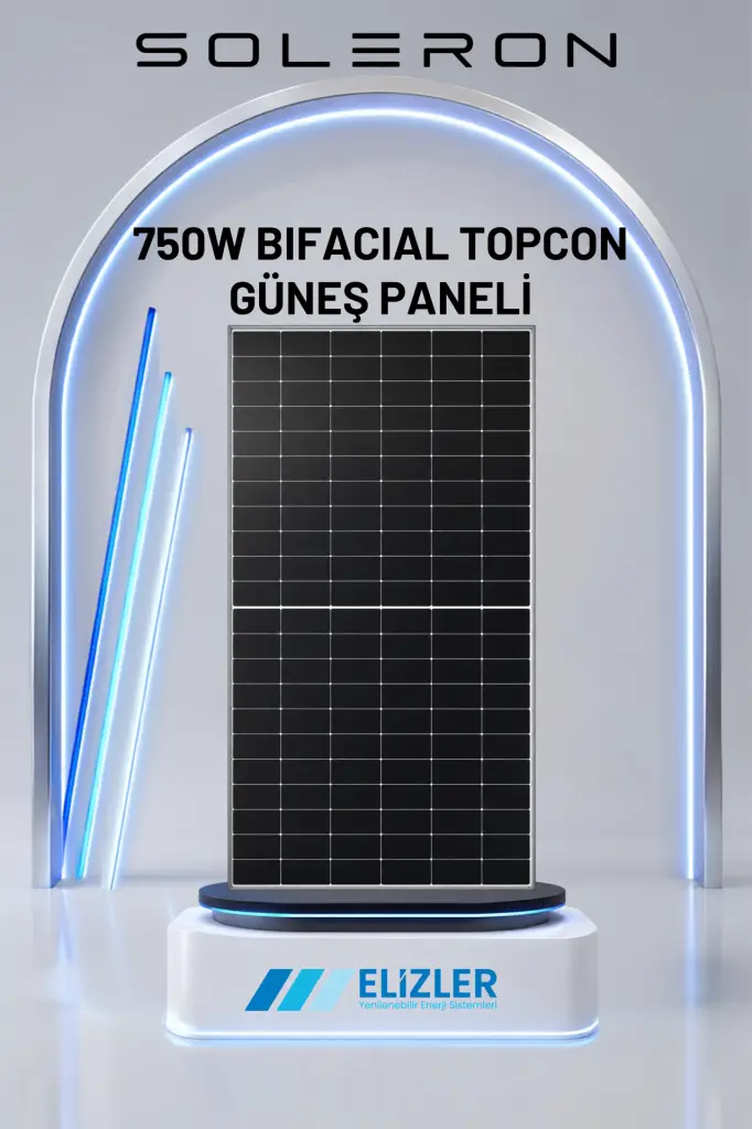 750W BIFACIAL TOPCON GÜNEŞ PANELİ