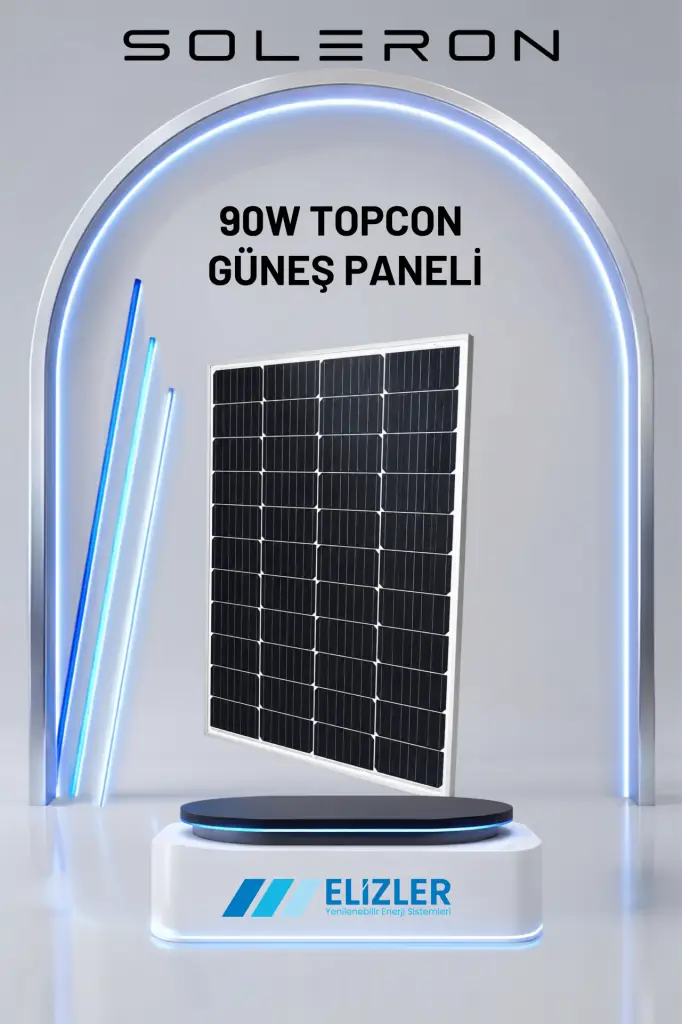 90W TOPCON GÜNEŞ PANELİ