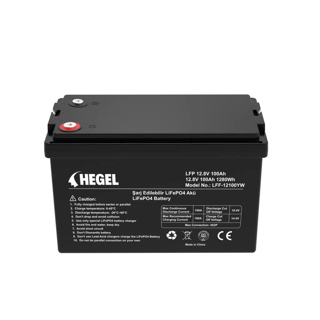 HEGEL LİFEPO4 LİTYUM AKÜ 12.8V 100AH