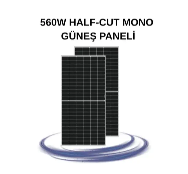 SOLERON 560W HALF-CUT MONO GÜNEŞ PANELİ