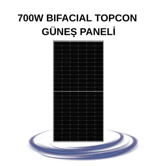 SOLERON 700W BIFACIAL TOPCON GÜNEŞ PANELİ
