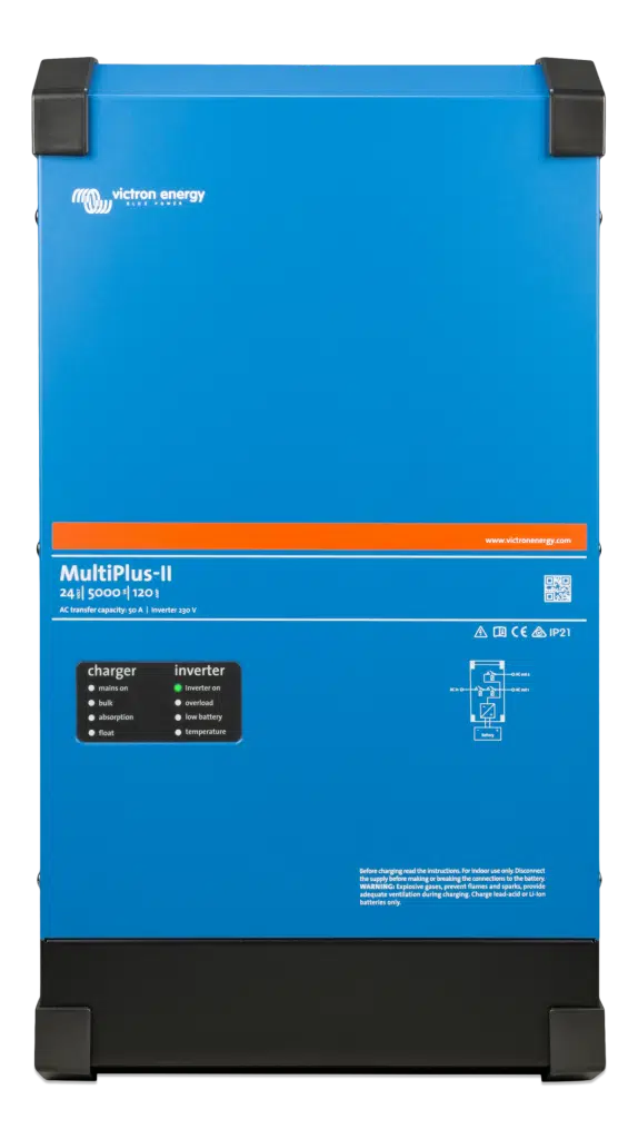 Victron İnvertör/Şarj Cihazı MultiPlus-II 24/5000/120-50 Inverter/Charger (PMP242505010)