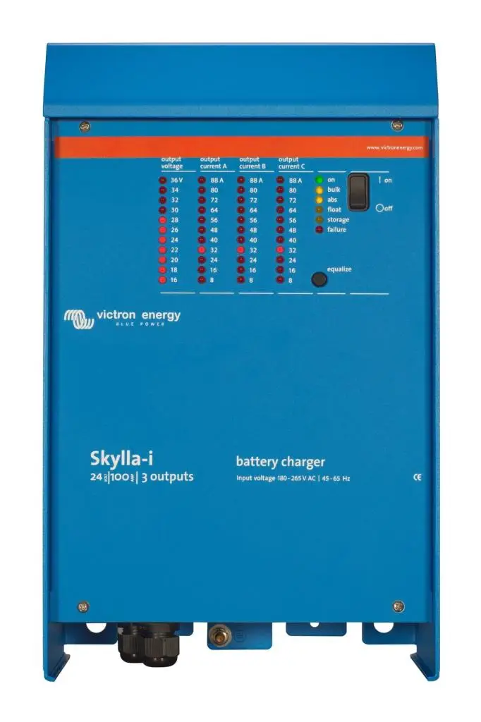 Victron Skylla-İ 24/100 Üç Çıkışlı Şarj Cihazı (SKI024100002)